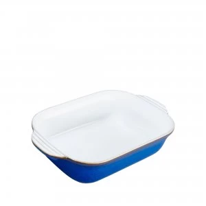 image of Denby Imperial Blue Small Rectangular Oven Dish