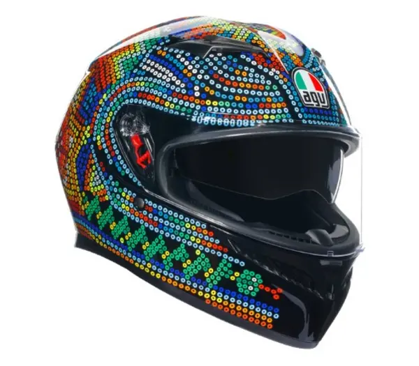 Image of AGV K3 E2206 Mplk Rossi Winter Test 2018 001 Full Face helmet Size L