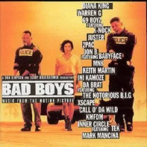 image of Bad Boys MUSIC from the MOTION PICTURE by Soundtrack CD Album