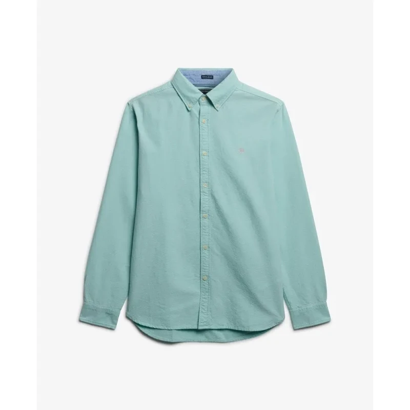 Image of Superdry Long sleeve shirt Superdry Preppy Oxford Vert Male S M4011100A-J8N