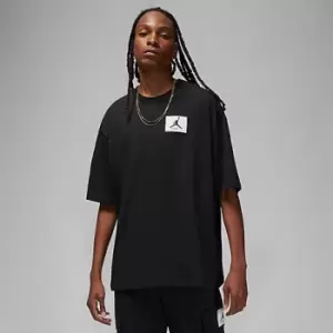 Image of Mens Flight Essentials Woven Patch Oversized T-Shirt