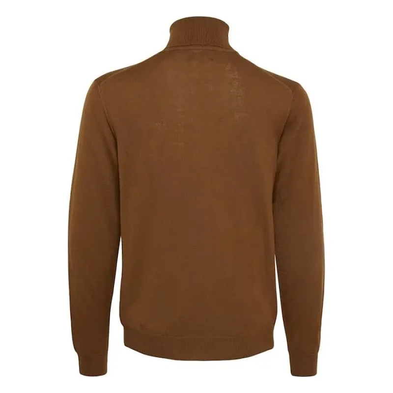 Image of casual friday Roll neck jumper Casual Friday Konrad Marron Unisex M