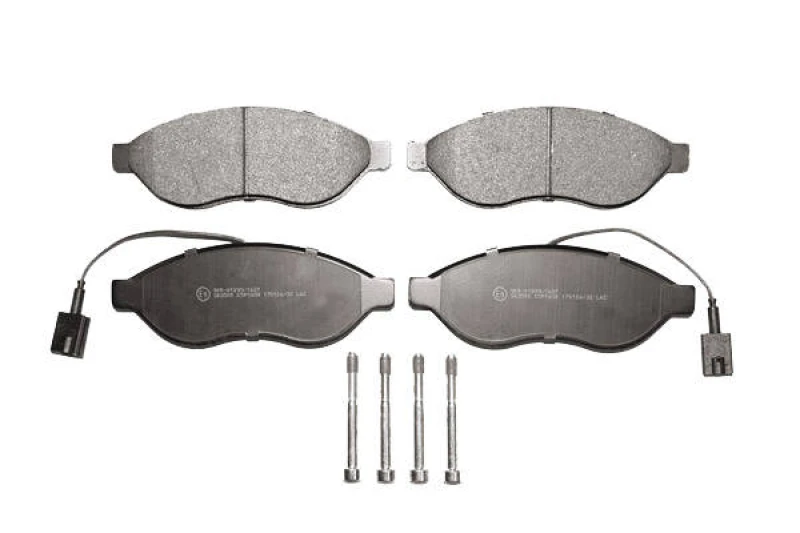 Image of LPR 05P1698 Brake pad set with bolts/screws Brake Pad Set,disc brake (402)