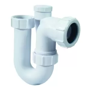 Image of McAlpine Anti-Vac P Trap White 1 1/2in SC10V - 808044