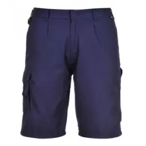 image of Portwest Mens Combat Shorts (XL) (Navy)