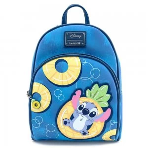 Image of Loungefly Disney Lilo And Stitch Pinneapple Floaty Stitch Mini Backpack