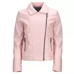 image of Firetrap Leather Jacket Infants - Pink