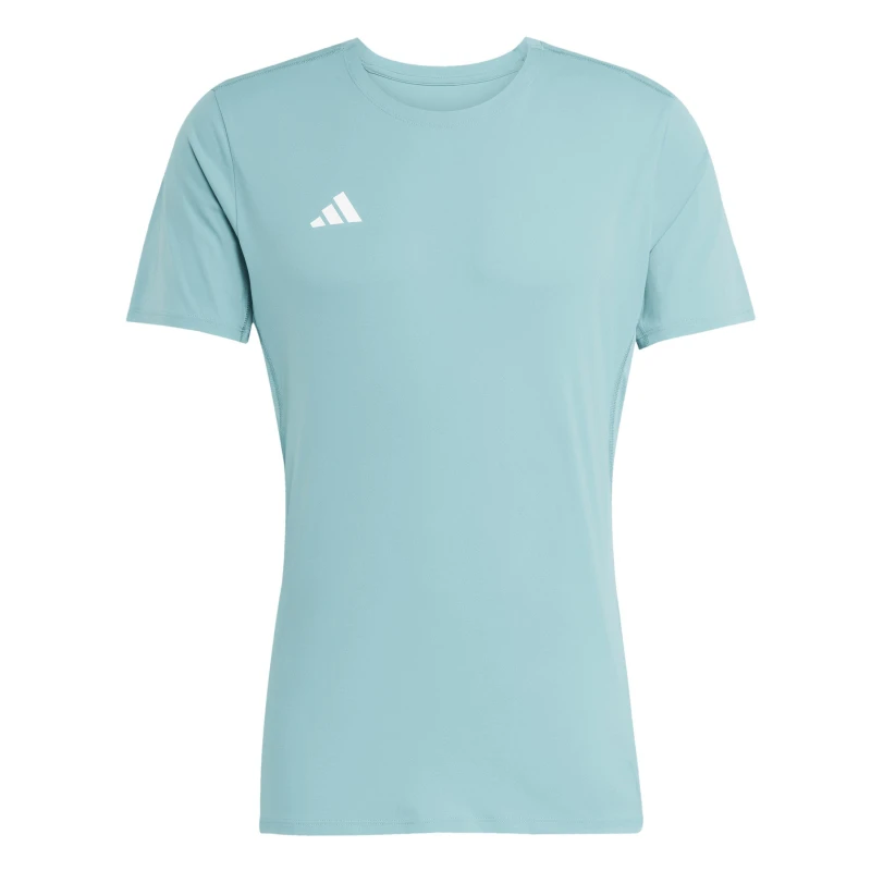 Image of adidas Adizero Essentials Running T-Shirt Mens Powder Teal male 2XL