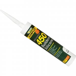 Image of Everbuild Builders Silicone Sealant Grey 310ml