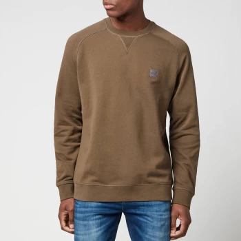 Image of Hugo Boss Westart Crewneck Sweatshirt Dark Green Size 2XL Men