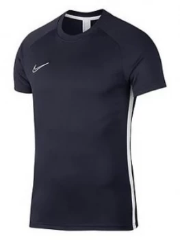 Image of Boys, Nike Junior Academy Dry T-Shirt, Navy, Size L (12-13 Years)