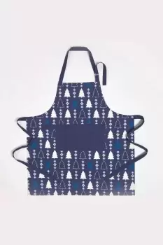 Image of Blue Winterland Christmas Apron