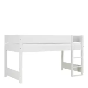 Image of Huxie White Mid Sleeper With Safety Rail In White