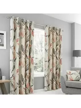 Image of Fusion Ensley Eyelet Lined Curtains