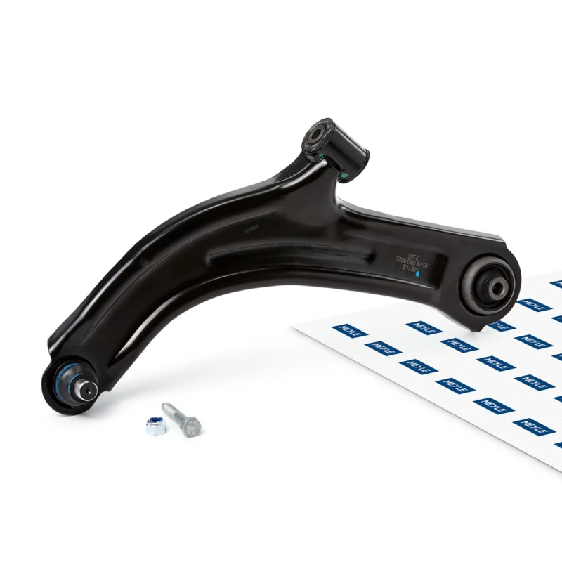 Image of MEYLE 16-16 050 0022 Suspension arm Control Arm, Sheet Steel, Original Quality, Lower, with rubber mount Sheet Steel Track Control Arm (273)