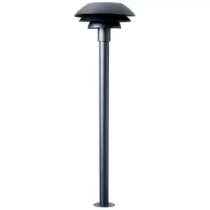 image of Dyberg Larsen Outdoor Bollard Path Lamp Black 31cm IP44