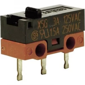 Image of Saia Microswitch X5G303K1ANJ1 250 V AC 1.5 A 1 x OnOn IP40 momentary