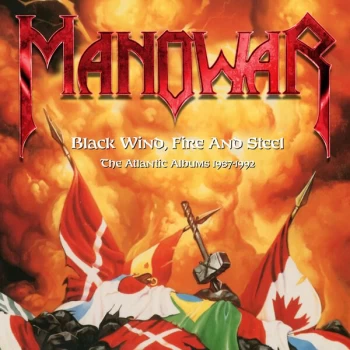 image of Manowar Black wind, fire and steel - The Atlantic albums CD multicolor