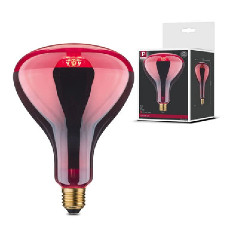 Image of Paulmann Incandescent Lamp Infrared E27 230V 110Lm 250W 1000K Dimmable Red