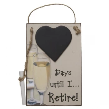 Image of Days Until I Retire Chalkboard By Heaven Sends