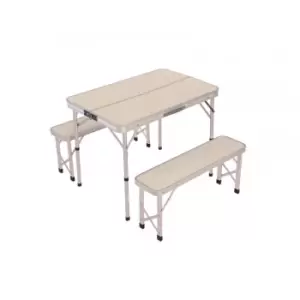 image of 3ft Folding Outdoor Camping Table and Benches