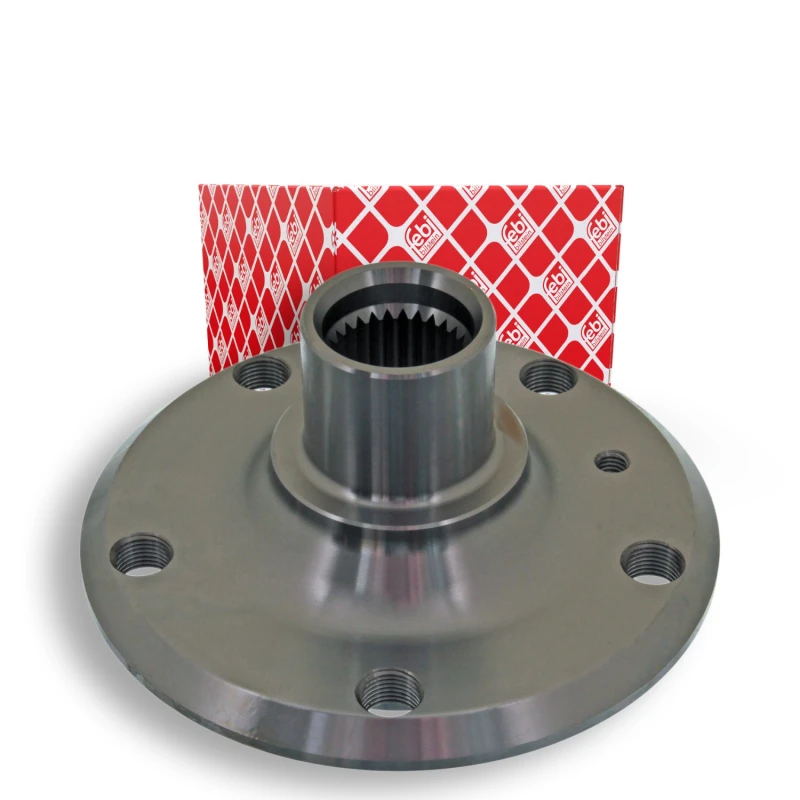Image of FEBI BILSTEIN 39819 Wheel Hub Rear Axle Right, without wheel bearing Wheel Hub (653)