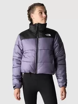 Image of The North Face Cropped Saikuru Jacket - Purple, Purple Size M Women