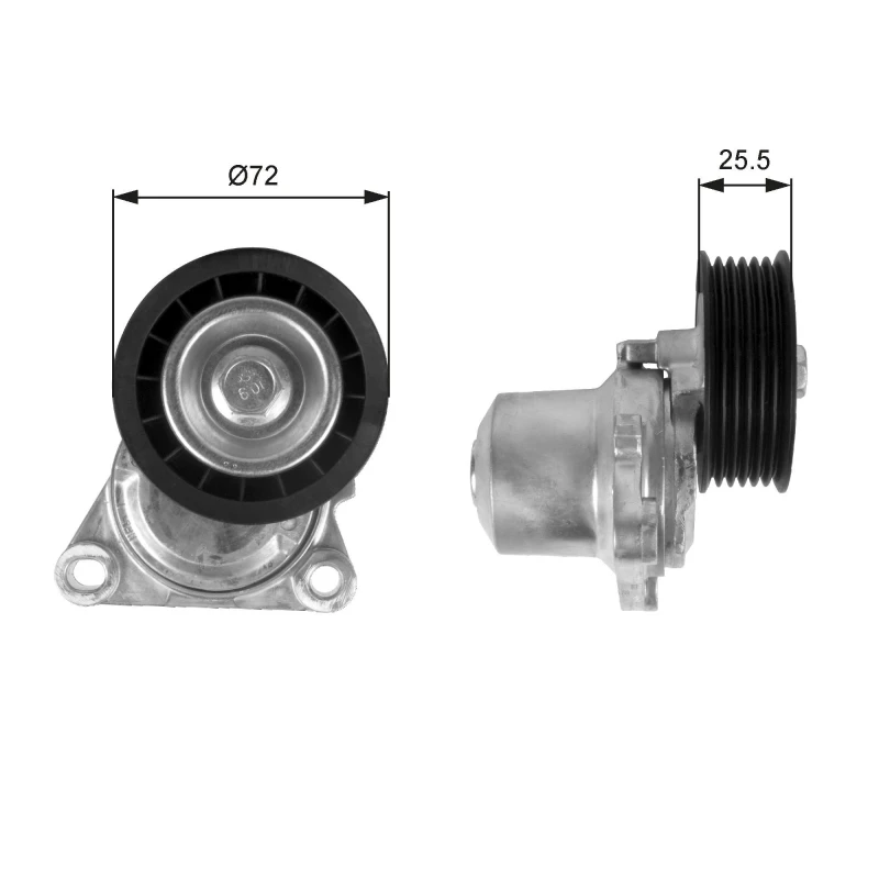Image of GATES Tensioner pulley GATES T38408