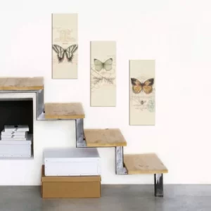 Image of XTP070 Multicolor Decorative Framed MDF Painting (3 Pieces)