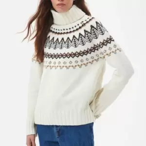 Image of Barbour Mersea Wool-Blend Intarsia Jumper - UK 12