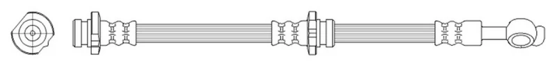 Image of K&K FT0129 Brake Hose Banjo Brake Hose (83)