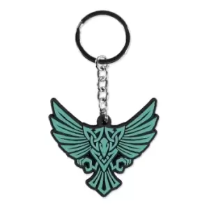 Image of Assassins Creed Eagles Wing Rubber Keychain