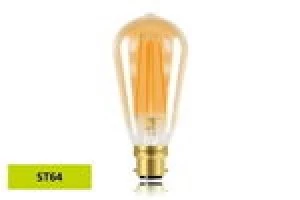 Image of Integral Sunset Vintage ST64 5W 40W 1800K 380lm B22 Dimmable Lamp