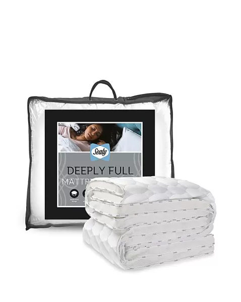 Image of Sealy Deeply Full Mattress Topper White SINGLE XA43401