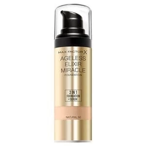 Image of Max Factor Ageless Elixir Miracle Foundation 2In1 50 Natural Nude