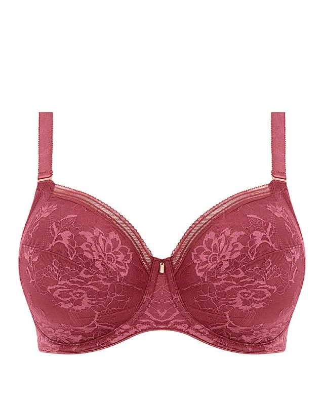 Image of Fantasie Fantasie Fusion Lace Full Cup Bra Rosewd Rosewood - Fantasie - Size: 30DD Rosewood Female 30DD LO43402