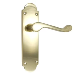 image of Select Hardware 150mm Richmond Latch - Polished Brass