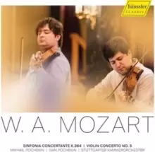 Image of Wolfgang Amadeus Mozart: Sinfonia Concertante, K364/Violin...