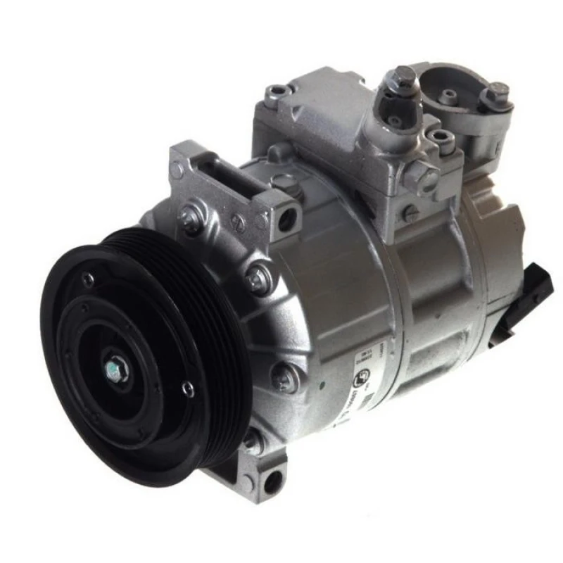 Image of VALEO 699857 AC Compressor REMANUFACTURED, PAG 46, Refrigerant: R134a, with PAG compressor oil Compressor,air conditioning (447)