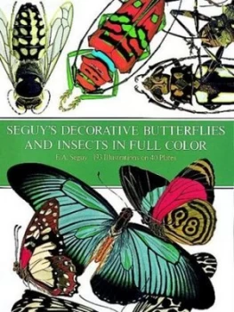 Image of Seguys decorative butterflies & insects in full color by E. A Sguy