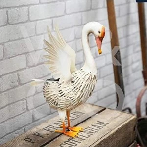 image of Country Living Metal Solar Goose Light (One Random Supplied)