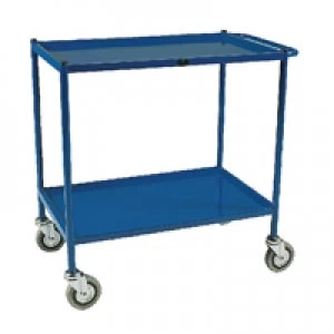 Image of Slingsby Service Trolley 2-Tier 747X432mm Blue 306761