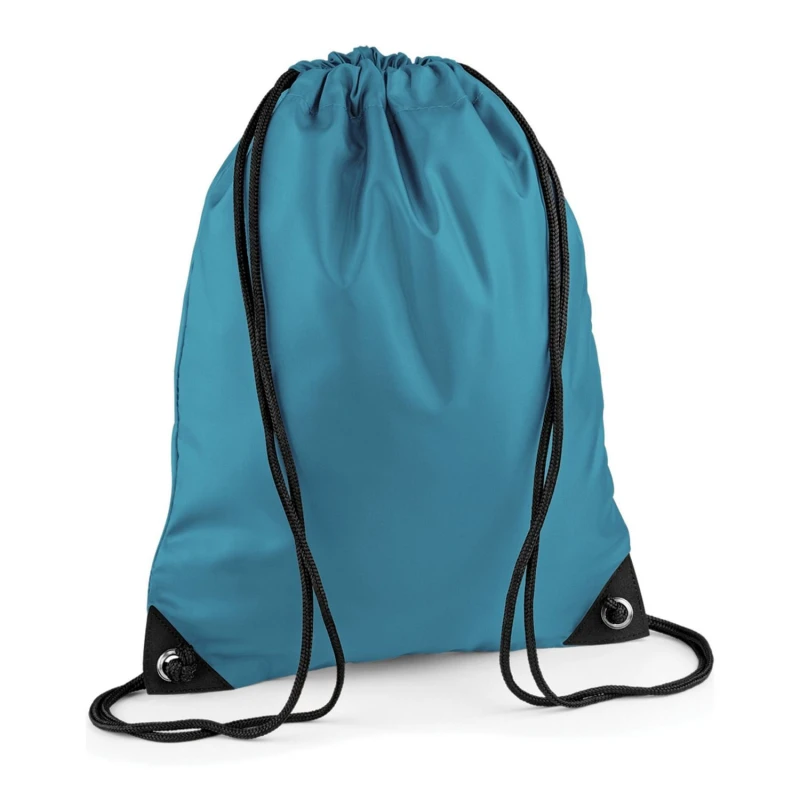 Image of Bagbase Mens Premium Drawstring Bag in Blue Blue Male