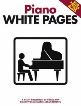 Image of Piano White Pages Paperback