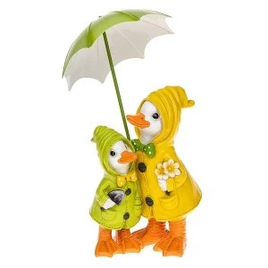 Image of Puddle Duck Mum & Baby Brolly Ornament