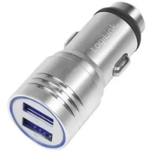 Image of LogiLink LogiLink PA0228 USB charger Car Max. output current 2100 mA 2 x USB-A Emergency hammer