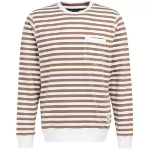 Image of Barbour Durnage Crew Sweatshirt - Brown