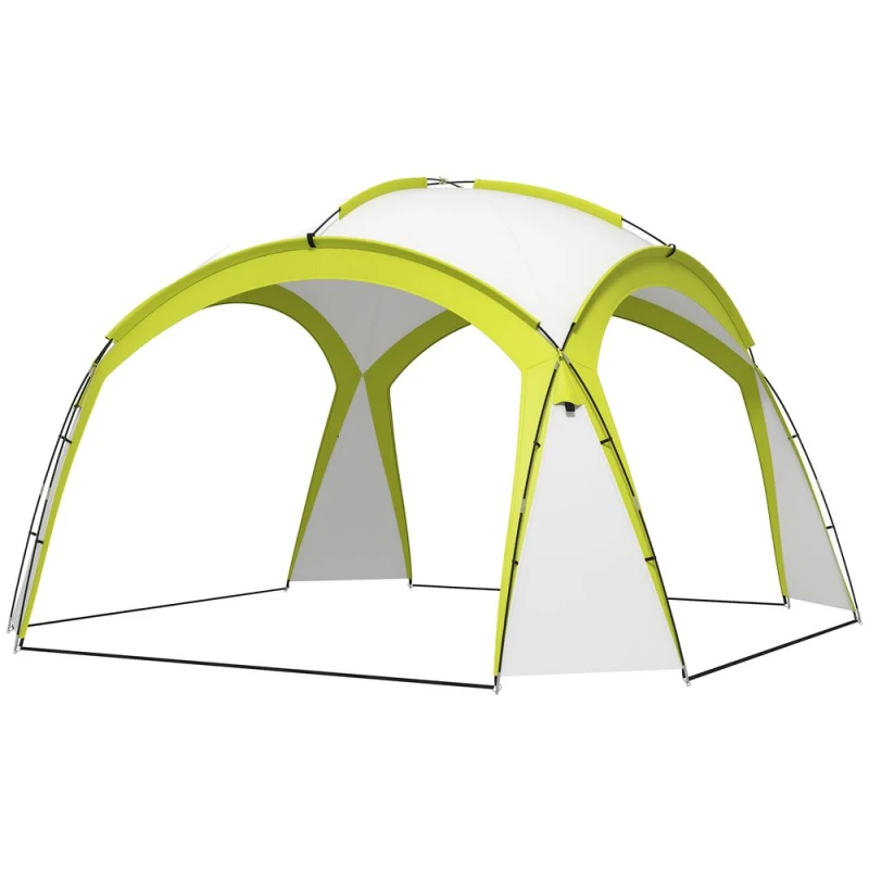 Image of Outsunny Outdoor Gazebo Event Shelter Party Tent for Garden Green 84C-110V00GN