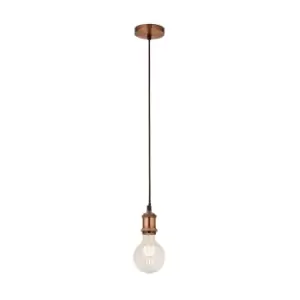 Image of Searchlight Ceiling Pendant Lamp Holder 1.5 Metre - Antique Copper