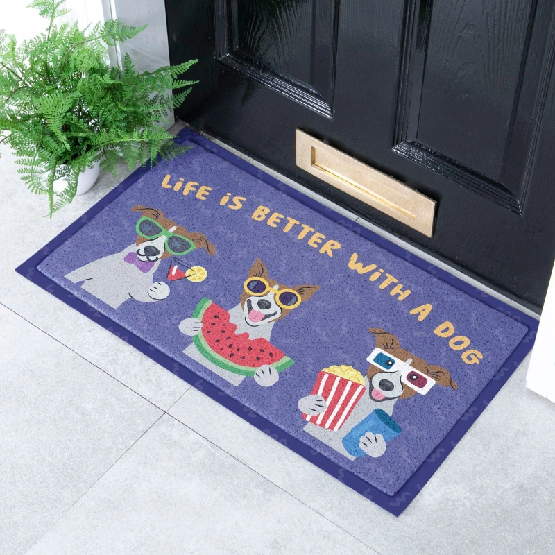Image of Native Natural Life Is Better With A Dog Doormat (70 X 40Cm)